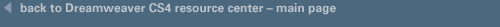 back to Dreamweaver resources - main page