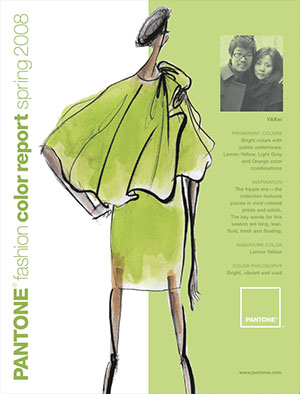 PANTONE Fashion Color Report Spring 2008 is available now for download
