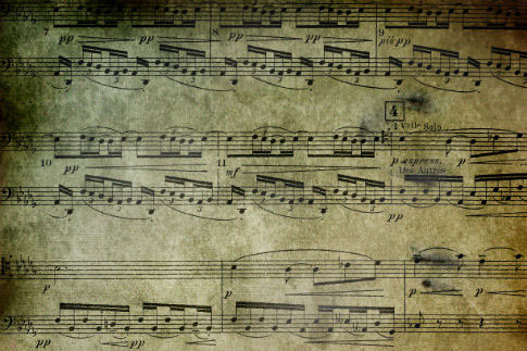 Free Grunge Sheet Music Textures From BittBox