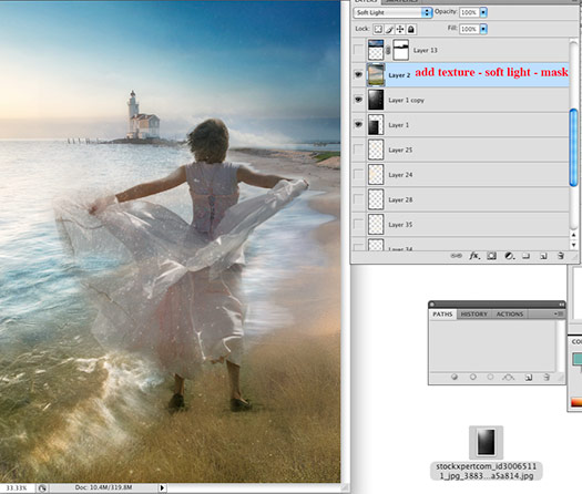 Using Colors And Textures And Layers In Photoshop - Photoshop Tutorial From Claudia McKinney