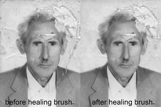Photo Restoration Tutorial - How To Fix Old Cracked Faded Damaged Photos In Photoshop