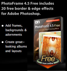 onOne Software Announces Availability of Free Versions of Photoshop Plug-ins PhotoTools 2.5 and PhotoFrame 4.5