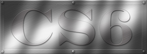 How To Render Type In Brushed Metal In Photoshop
