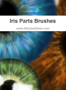 Rings, striations, and various other effects that you can put together to create a realistic looking iris