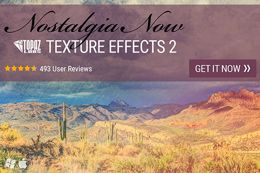 Topaz Labs is excited to announce the release of Texture Effects 2, with a new image processing engine that uses extensive GPU, 90 new textures, over 400 effects, new workflow features, and an improved user interface
