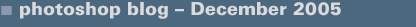 The Photoshop Blog