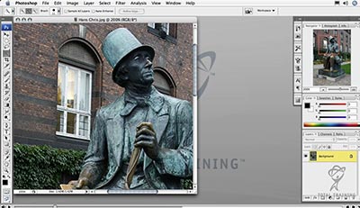 Click to launch the free Photoshop CS3 video tutorial from Total Training